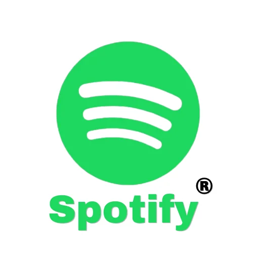 Spotify logo used as site identity